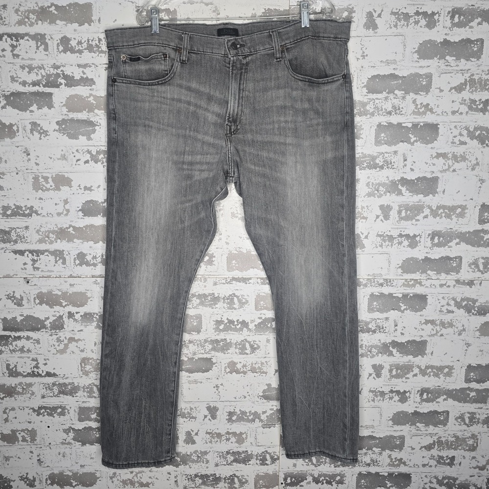 Polo Ralph Lauren Jeans Mens 40x32 Gray The Sullivan Slim Stretch Straight Leg